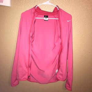 Pink nike jacket